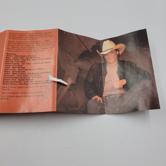 Clint Black The Hard Way Cassette Tape 1992 RCA Tested Works - Picture 6 of 9